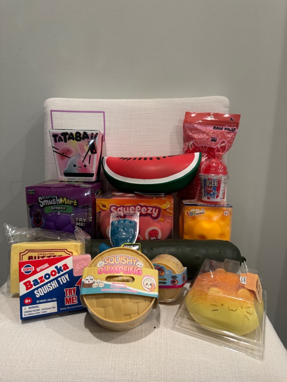 Assorted Food Squishy Bundle - Multicolor Set